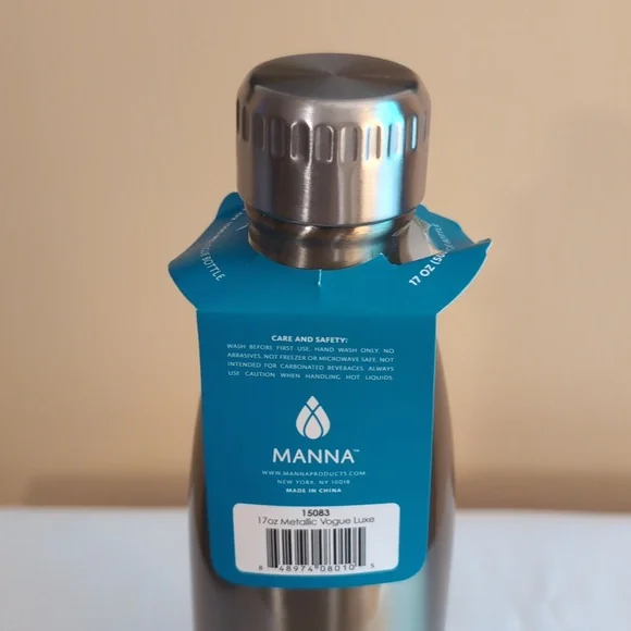 NWT Manna Vogue Stainless Steel Water Bottle - Picture 4 of 8